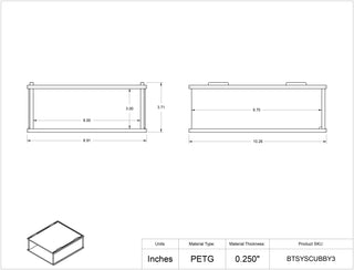 Poltex BTSYSCUBBY Benchtop Stack System