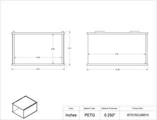 Poltex BTSYSCUBBY Benchtop Stack System