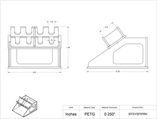 Poltex BTSYSCUBBY Benchtop Stack System