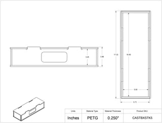 Poltex CASTBXSTK Cast Material Stacking Box