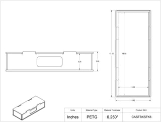 Poltex CASTBXSTK Cast Material Stacking Box