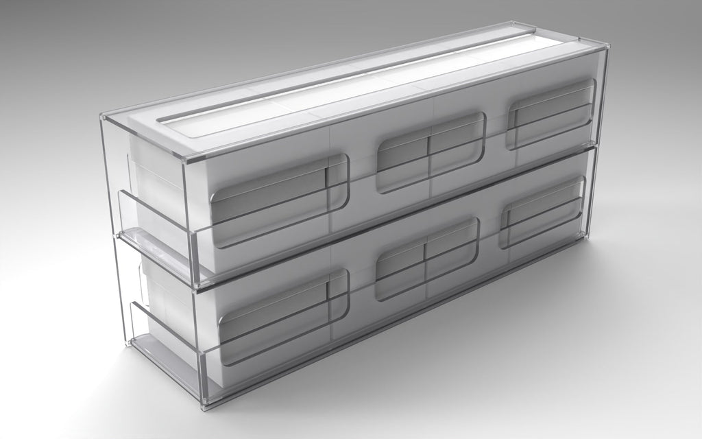 Poltex CON50BOX2X4 Conical Tube Freezer Box Rack - 2×4