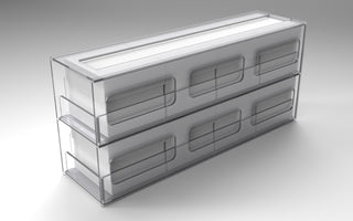 Poltex CON50BOX2X4 Conical Tube Freezer Box Rack - 2×4