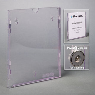 Poltex  Clean Room Sign Sleeve CLEANSIG