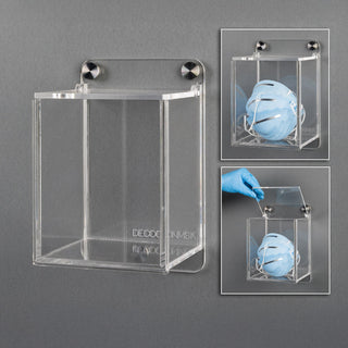 Poltex DECOCONMSK-W Deco Cone Mask Holder with Lid