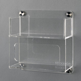 Poltex DECOGBHSAN-W Deco Glove Box Holder with Bin