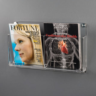 Poltex DECOMAGHOR-W Deco Horizontal Magazine Rack