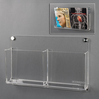 Poltex DECOMAGHOR-W Deco Horizontal Magazine Rack