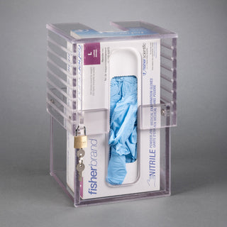 Poltex DECOMINMAX59-W Adjustable Lockable Acrylic Wipe Canister Holder