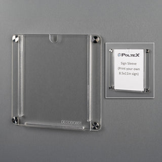 Poltex DECOSIG8511-W  Deco Sign Sleeve