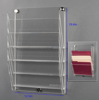 Poltex DECOVRTFILE Deco Vertical Wall File