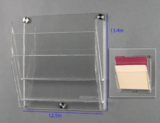 Poltex DECOVRTFILE Deco Vertical Wall File