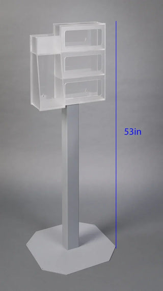 Poltex DISTATFR Frosted Acrylic Disinfecting Station