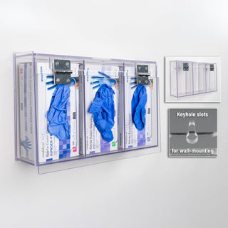 Poltex DUSTGLV3 Dust Resistant Glove Box Holder - 3 Position