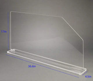 Free-standing Acrylic Splash Shield