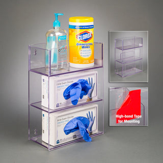 Poltex GB2BIN Two Glove Box Holder w/Bin