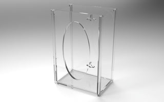 Poltex GBACOV1-W Acrylic Glove Box Holder Wall Mount