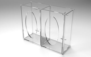 Poltex GBACOV1-W Acrylic Glove Box Holder Wall Mount