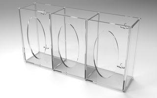 Poltex GBACOV1-W Acrylic Glove Box Holder Wall Mount