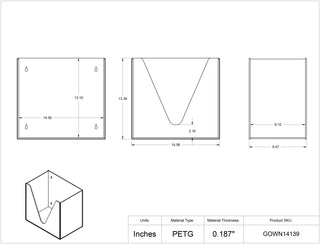 Poltex GOWN14139 Gown Dispensers