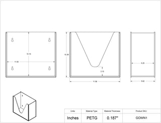 Poltex GOWN14139 Gown Dispensers