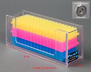 Poltex HOODRCK9.5W Hood Mount Tube/Vial Rack Holder - 9.5W