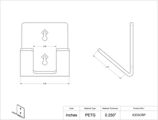 Poltex ICESCRP Ice Scraper Holder