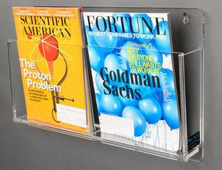 Poltex MAG2 Magazine Rack (2 Pocket)