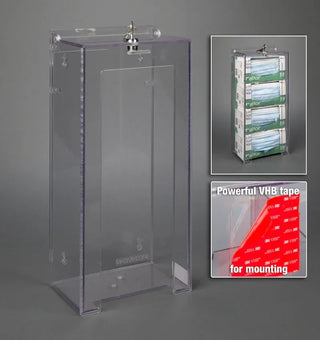 Poltex MASKBXLOK Locking Single Mask Box Holder