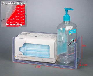 Poltex MASKHANDSAN Mask & Hand Sanitizer Holder