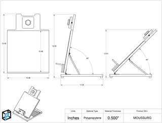 Poltex MOUSSURG Adjustable Mouse Surgery Fixture