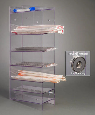 Poltex PGSERPIP6 6 Pocket Serological Pipette Holder (PETG)