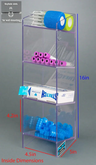Poltex PHLEB3 Phlebotomy Supply Organizer Wall Counter Mount