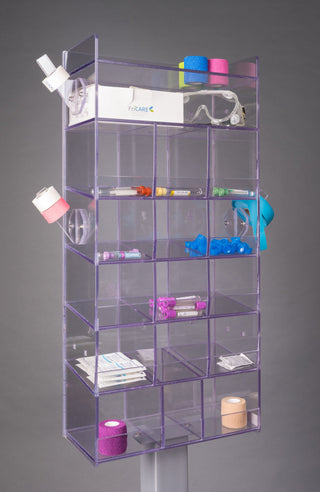 Poltex PHLEBSTATMONST-3STL Phlebotomy Super Station