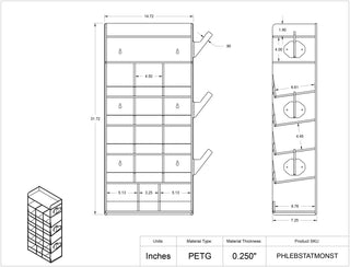 Poltex PHLEBSTAT Phlebotomy Supply Organizer Station