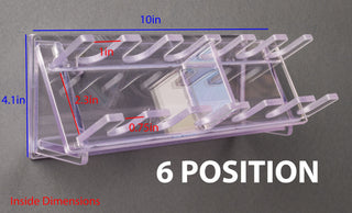 Poltex PIPRKWL Modular PETG Wall Pipette Racks for 5 or 6 Pipettors