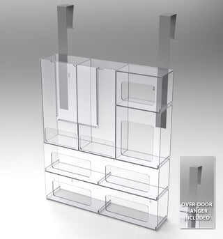 Poltex PPESTAT Modular PETG PPE Isolation Stations for Gowns, Masks & Gloves