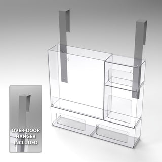 Poltex PPESTAT Modular PETG PPE Isolation Stations for Gowns, Masks & Gloves