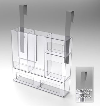 Poltex PPESTAT Modular PETG PPE Isolation Stations for Gowns, Masks & Gloves
