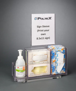 Poltex RESPI-3STL-SLV Respiratory Hygiene Station I