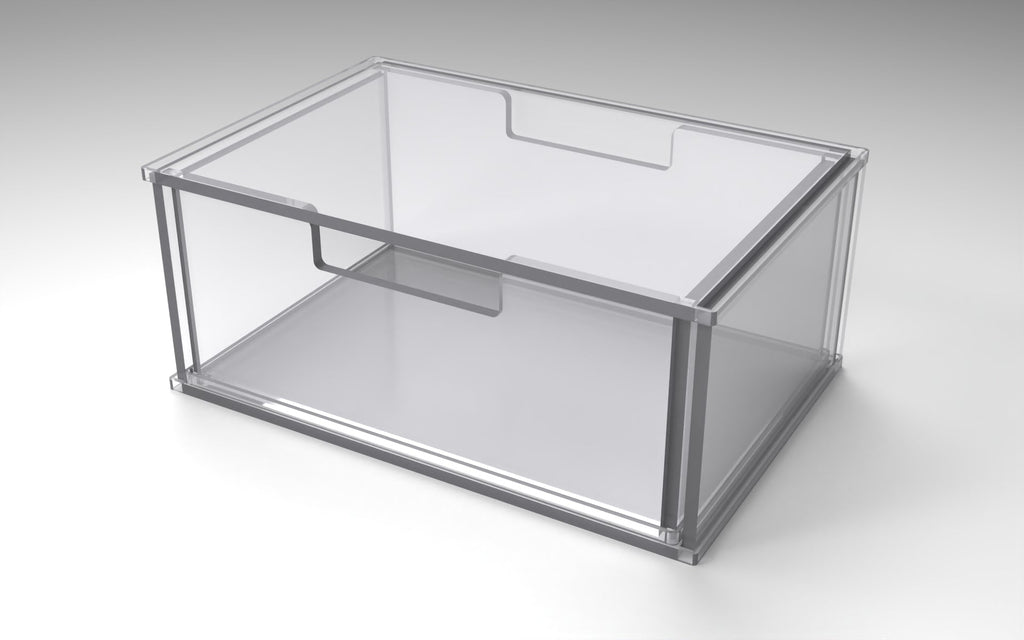 Poltex RISERBIN1288 Benchtop Simple Riser Shelf w/Drawer