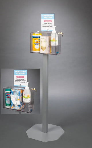 Poltex SANSTAT Stand Mount Sanitizing Station