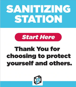 Poltex SANSTAT Stand Mount Sanitizing Station