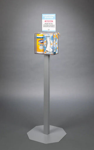 Poltex SANSTAT Stand Mount Sanitizing Station
