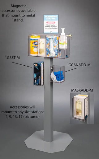 Poltex SANSTAT Stand Mount Sanitizing Station