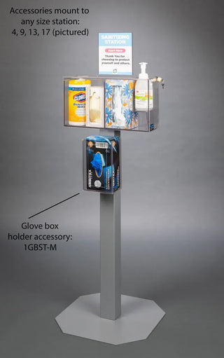 Poltex SANSTAT Stand Mount Sanitizing Station
