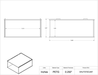 Poltex SHLFSYSBIN14 Shelf System - 14 in. x 17 in. x 14 in.