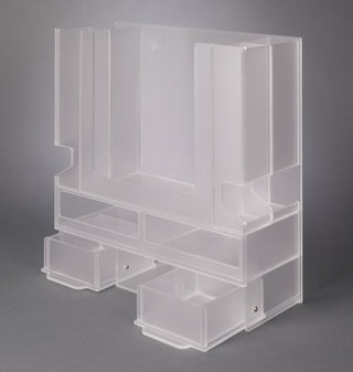 Poltex SPECDISPFRST Frosted AC Multi-Specimen Collector Dispenser - Wall Mount