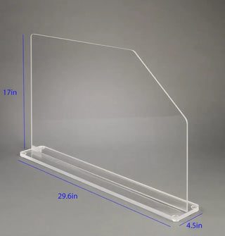 Poltex SPLSHACSH Free-Standing Acrylic Splash Shield