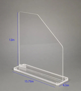 Poltex SPLSHACSH Free-Standing Acrylic Splash Shield